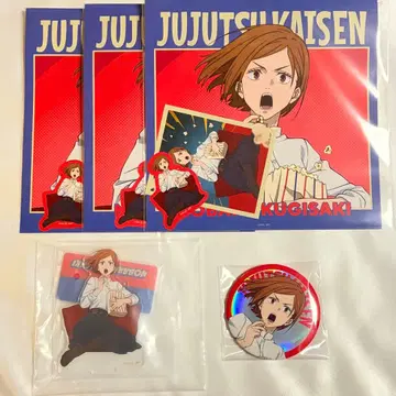 주술회전 쿠기사키 노바라 세가 럭키 쿠지 캔뱃지 아크릴 스탠드 스티커