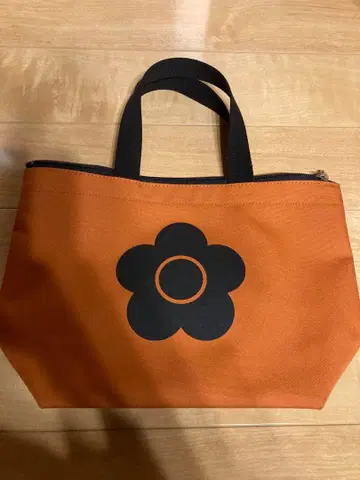 마리콴트 오렌지 토트백