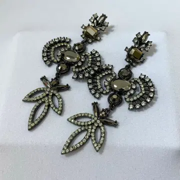 빈티지 비쥬 샹들리에 귀걸이 빅 사이즈 귀걸이