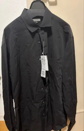 블랙 긴팔 셔츠 M
