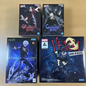 최신 피규어 묶음 판매 (사스케, 이타치, 고죠 사토루, 베놈)