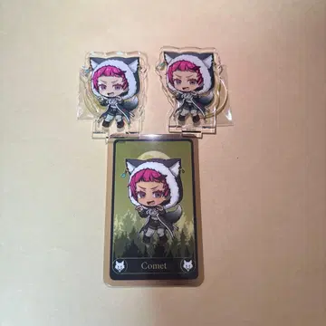 코멧 그노시아 POP UP SHOP 타워 레코드 아크릴 스탠드 경질 카드