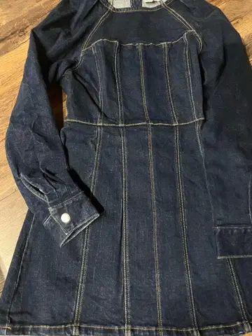 ZARA 데님 미니 원피스