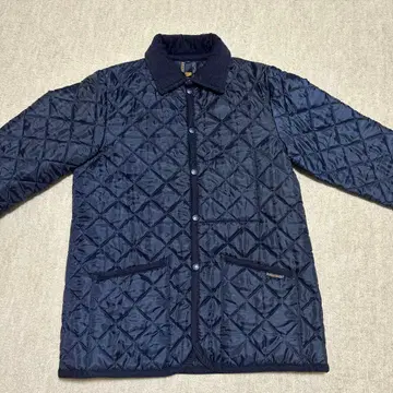 LAVENHAM 네이비 퀼팅 자켓