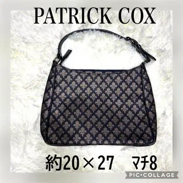 PATRICK COX 플뢰르 패턴 숄더백 약 20 x 27cm