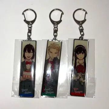 SPY x Family 5th 메탈 키링 로이드, 요르, 유리 5주년