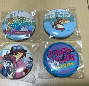 주토피아 캔뱃지 피닉 게리 시크릿 닉 주디