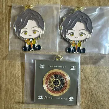 [외부 가방 없음] 제일복권 미세스 그린애플 F상 메탈 참 3개 세트