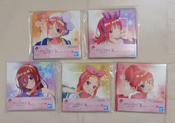 5등분의 신부 제일복권 캔버스 보드 세트