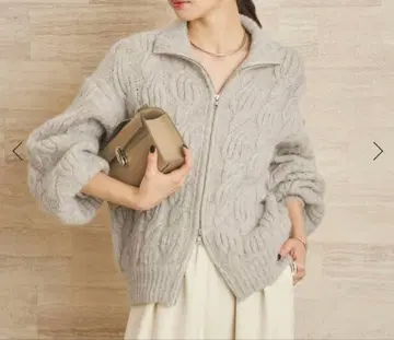 새상품 Plage les Tendre alan zip UP 니트