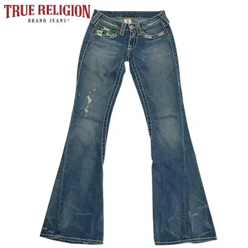 TRUE RELIGION RAINBOW JOEY / 플레어 데님 c077