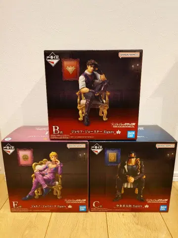 제일복권 죠죠의 기묘한 모험 죠죠 월드 B, C, E상 세트