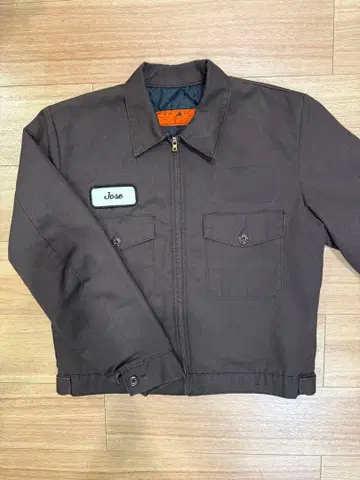 60s 70s USA제 REDKAP 워크 자켓 브라운 TALON