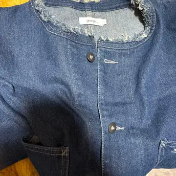 graniph 프린지 데님 자켓 L 사이즈