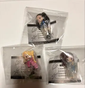 aespa 가챠가챠 집어서 이어붙이는 마스코트 3개 세트(카니칸)