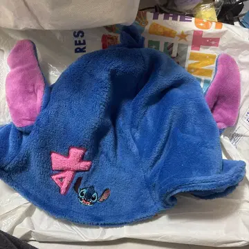 디즈니 스티치 사우나 햇 머리띠