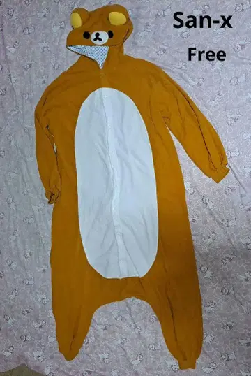 산엑스 리락쿠마 인형옷 파자마 룸웨어 프리 사이즈