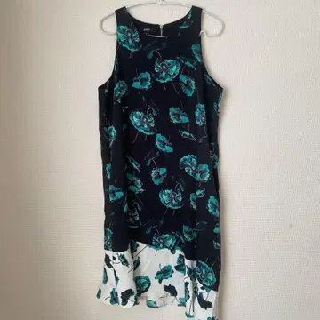 ALFANI 플라워 프린트 슬리브리스 원피스 8호