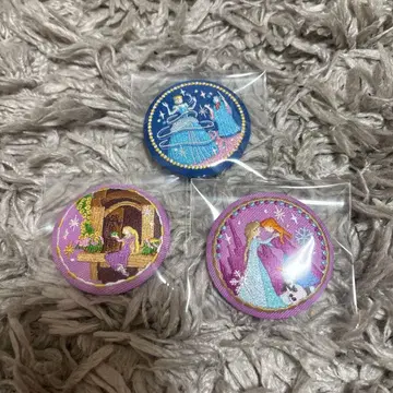 [자수 캔뱃지] 디즈니 비스켓 캔뱃지