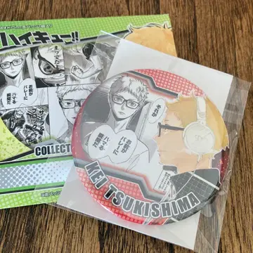 하이큐 컬렉션 캔뱃지 츠키시마 케이 카라스노