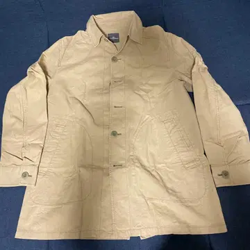 스텐칼라 스프링 코트 rattle trap 코튼 린넨 혼방