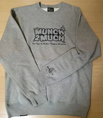 BackChannel MUNCH 2 MUCH 맨투맨 L 그레이