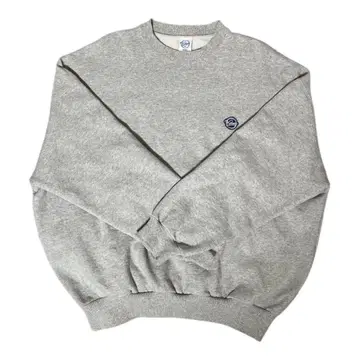 케보스 맨투맨 트레이닝복 그레이 원포인트 짧은 기장