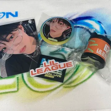 LILLEAGUE 모모타 하야시마 포토 카드 캔뱃지 스티커 코인 실린더