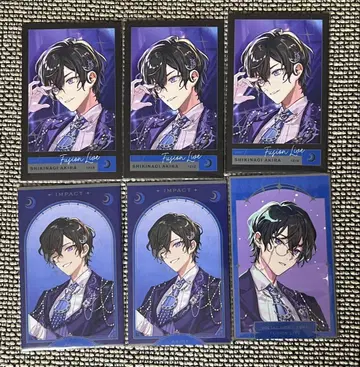 니지산지 시키나기 아키라 IMPACT 포토풍 카드