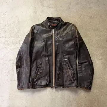 VINTAGE 70S 'SHOTT LEATHER JACKET 34