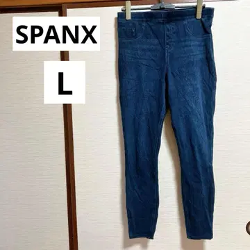 새상품급 SPANX 스키니진 [ L ] 다크 블루 스키니 데님