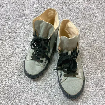 [ Y's ] 하이컷 스니커즈 그레이