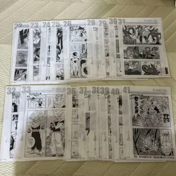 드래곤볼 제일복권 40주년 코믹 클리어 파일 세미 컴플리트