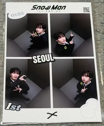 SnowMan POPUP 서울 한정판 프리쿠 후카사와 타츠야