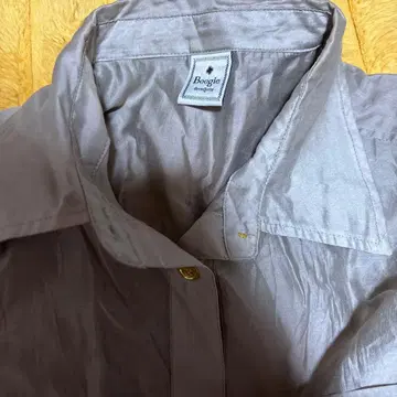 부기 그레이 긴팔 셔츠