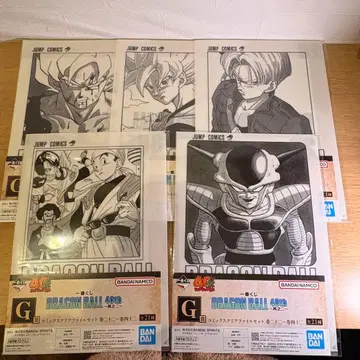 [새상품] 드래곤볼 40th 그 두 번째 제일복권 G상 클리어 파일 5종