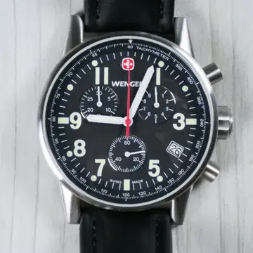 새상품급 WENGER 70825.XL 명령어 크로노 가죽 벨트