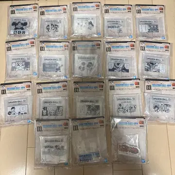 드래곤볼 40주년 제일복권 제2탄 목차 스탠드 로고