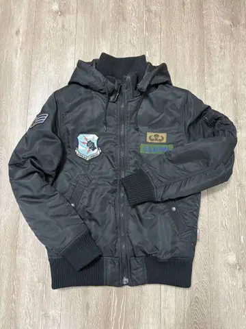 선착순! ALPHA INDUSTRIES 플라이트 자켓 M 블랙 나노유니
