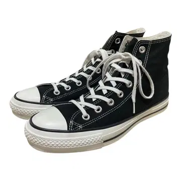 새상품급 일본제 CONVERSE ALL STAR 하이컷 블랙 27cm