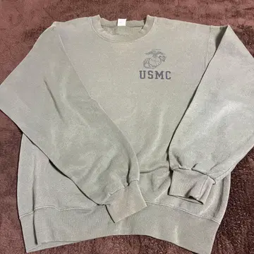 USMC. OD SOFFE 트레이닝 맨투맨 트레이닝복 미군 그린 그린