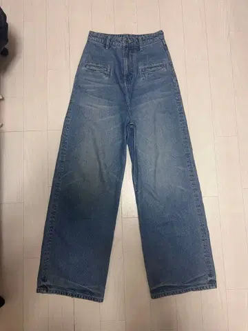 fax copy express 배기 데님 팬츠