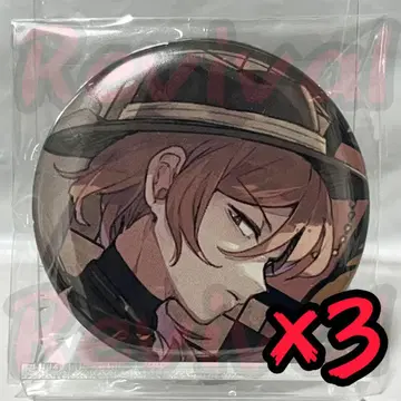 문호 스트레이독스 게이머즈 겨울의 도서 축제 캔뱃지 나카하라츄야 3점