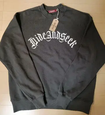 hide and seek 맨투맨 L 사이즈