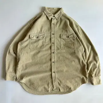 90s NorthCrest 아웃도어 코듀로이 셔츠 구제 의류