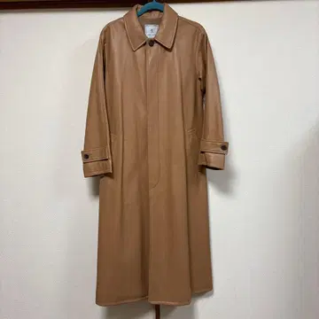 ROPE PICNIC 롱 코트 인조 가죽