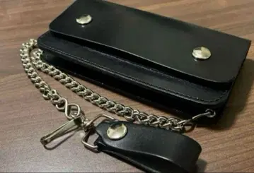 [ 천연 가죽 ] 트래커 지갑 일본제 지갑 체인 부속물