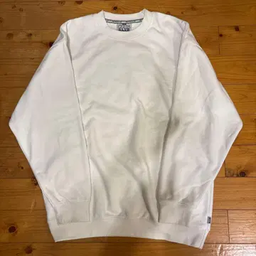 PRO CLUB 헤비웨이트 맨투맨 XL 화이트 무지 맨투맨