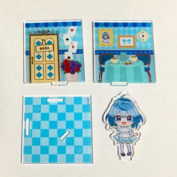 컬러풀 피치 떨어진 곳은 원더랜드 루나 아크릴 스탠드