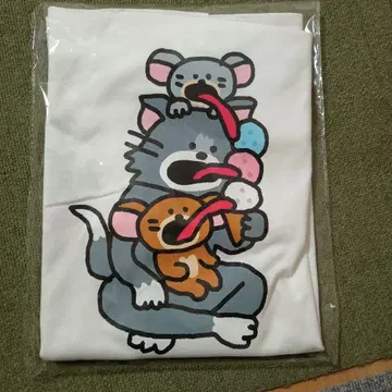 톰과 제리 B상 T셔츠 해피 복권 happy 복권